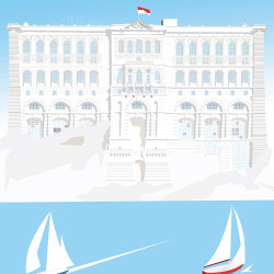 Poster ''Monaco, Le musée océanographique''