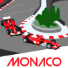 Affiche ''Monaco, French Riviera Grand Prix''