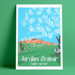 Affiche ''Les Jardins Renoir''