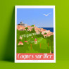 Affiche ''Cagnes - Le Haut de Cagnes''