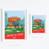 Affiche ''Nice, Les Jardins de Cimiez''