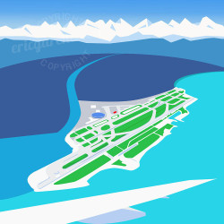 Affiche ''L'aéroport de Nice''