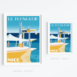 Affiche ''Nice, Le Plongeoir 2020''