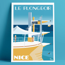 Affiche ''Nice, Le Plongeoir 2020''