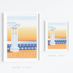 Affiche ''Nice Sunset''