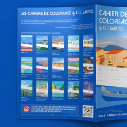 Cahier de Coloriage par Eric Garence - Tome 8 : Cagnes-sur-Mer, Villeneuve Loubet
