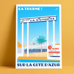 Affiche ''Nice, Les Studios de la Victorine''