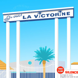 Affiche ''Nice, Les Studios de la Victorine''