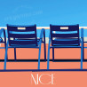 Affiche ''Nice, Nos 2 Chaises Bleues''