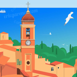 Poster ''Roquebrune-Cap-Martin''