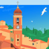 Poster ''Roquebrune-Cap-Martin''