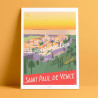Affiche ''Saint-Paul-de-Vence, Le village''