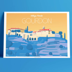 Affiche ''Gourdon''