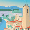 Affiche ''La Colle-sur-Loup''