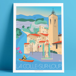 Affiche ''La Colle-sur-Loup''