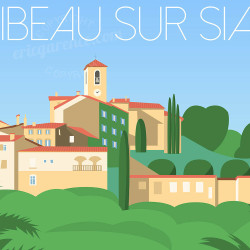 Affiche ''Auribeau-sur-Siagne''
