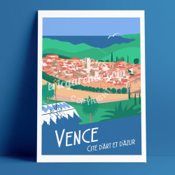 Affiche ''Vence, cité d'art''