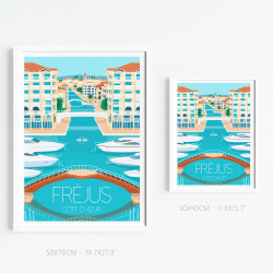 Affiche ''Port Fréjus''