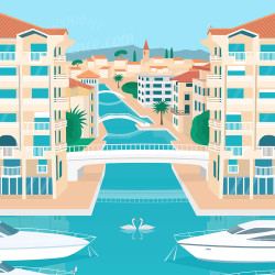 Affiche ''Port Fréjus''