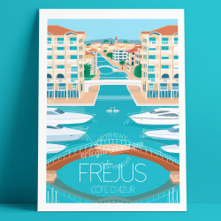 Affiche ''Port Fréjus''