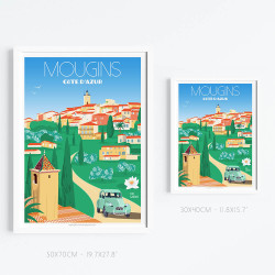 Affiche ''Mougins, Le matin''