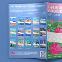 Cahier de Coloriage par Eric Garence - Tome 9 : La Colle, Saint-Paul-de-Vence, Le Rouret, Grasse, Mougins, Saint-Jeannet, Vence