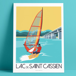 Affiche ''Lac de St Cassien''