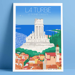 Affiche ''La Turbie, le trophée d'Auguste''