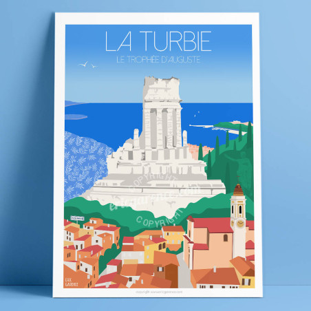 Affiche ''La Turbie, le trophée d'Auguste''