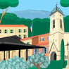 Affiche ''Roquefort-les-Pins''
