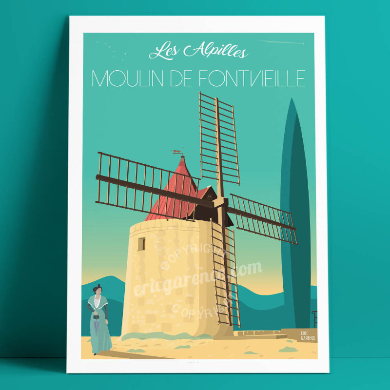 Affiche ''Le Moulin de Fontvielle'' Affiche ''Le Moulin de Fontvielle''