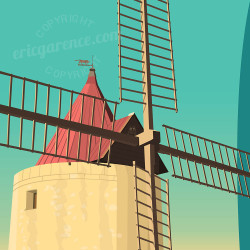Affiche ''Le Moulin de Fontvielle''