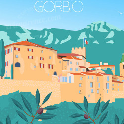 Affiche ''Gorbio''