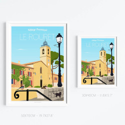 Affiche ''Le Rouret et le marché aux Truffes''
