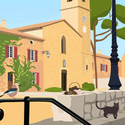 Affiche ''Le Rouret et le marché aux Truffes''