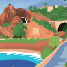 Affiche ''Théoule-sur-mer, La corniche d’or''