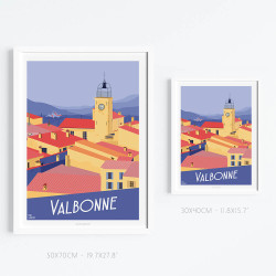 Affiche ''Valbonne''