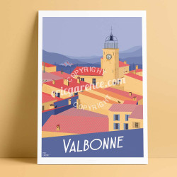 Affiche ''Valbonne''