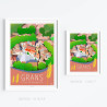 Affiche ''Grans, Village provençal''