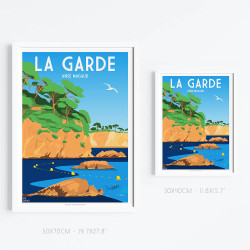 Affiche ''La Garde, Anse Magaud''