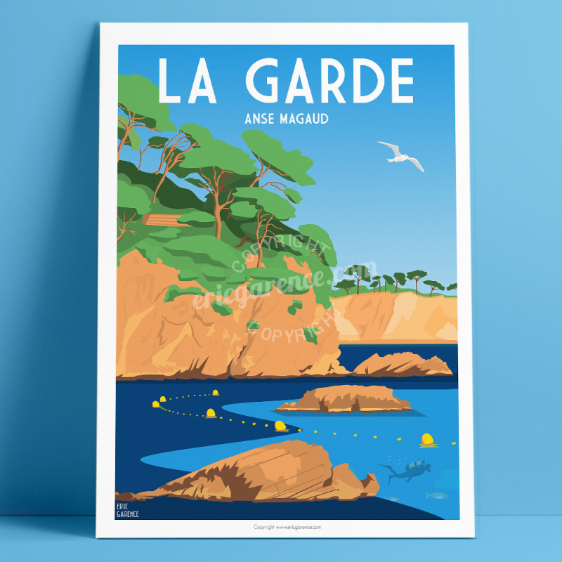 Poster ''La Garde, Anse Magaud'' Poster ''La Garde, Anse Magaud''