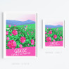 Affiche ''Grasse, la Centifolia''