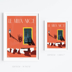 Affiche ''Le Vieux Nice et le Roi du Carnaval''