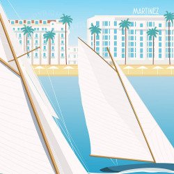 Poster ''Les Régates de Cannes 2021''
