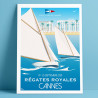 Poster ''Les Régates de Cannes 2021''