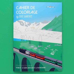 Cahier de Coloriage par Eric Garence - Tome 11 : Le Mercantour, Isola 2000, Auron, Valberg