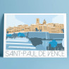 Affiche ''Saint-Paul-de-Vence en Hiver''