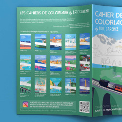 Cahier de Coloriage par Eric Garence - Tome 11 : Le Mercantour, Isola 2000, Auron, Valberg