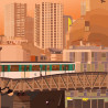 Affiche ''Paris - Métro aérien''