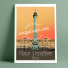 Affiche ''Paris - Place Vendôme''